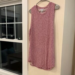 Athleta Pink Patterned Tank Top